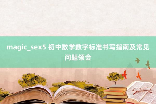 magic_sex5 初中数学数字标准书写指南及常见问题领会